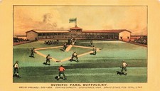 Baseball Stadium Olympic Park Buffalo NY VTG 2003 Oversized Postcard Unposted