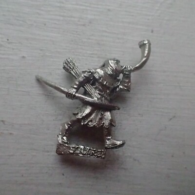 Citadel Warhammer 90er Bretonischer Knappe mit Bogenbefehl Horngebläse