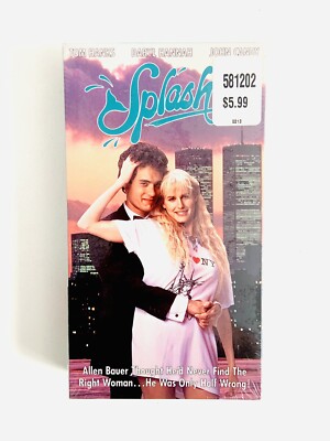 SPLASH (VHS 1984) SEALED GRADE READY 10 TOM HANKS MINT CONDITION UNOPENED