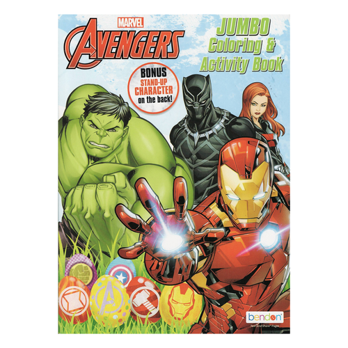 Marvel Avengers Jumbo Coloring & Activity Kids Book 80 pages ...