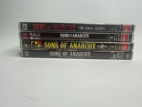 Sons Of Anarchy Seasons 1, 2,3,4 DVD R 4 First Second Third Fourth Free Postage - Picture 5 of 9