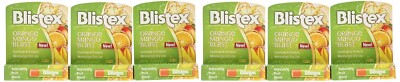Blistex Lip Protectant SPF 15 Orange Mango Blast.15 oz .Pack of 6.