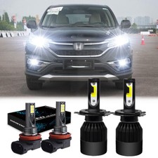For Honda CRV 2007 - 2013 2014 CR-V LED Headlight Fog Light High Low Beam Bulbs