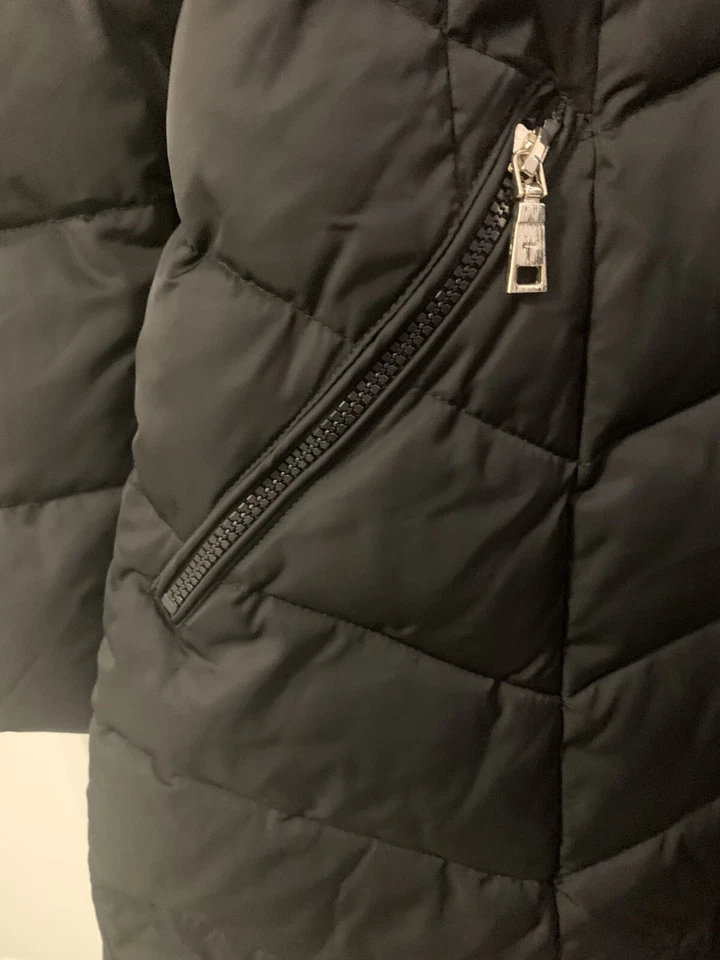 Ladies Tahari jacqueline Faux Fur Puffer Winter Coat XL - Image 2 of 4