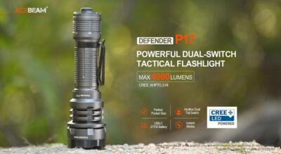 Acebeam Defender P17 CREE XHP70.3 HI 6500K Tactical Rechargeable