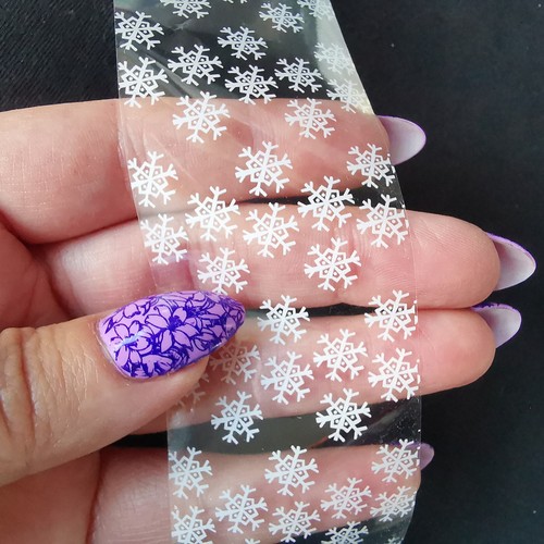 PEGATINAS DE TRANSFERENCIA DE LÁMINAS DE UÑAS DE NAVIDAD COPOS DE NIEVE RENOS DE ÁRBOL DE NAVIDAD - Imagen 9 de 18