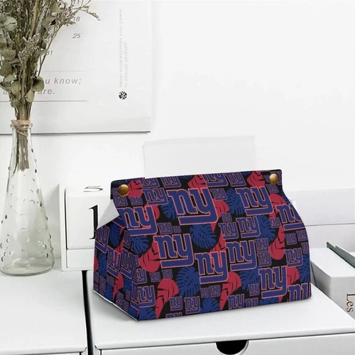 New York Giants Full Print Tissue Bag PU Material Home Decoration,fans Gift - Picture 5 of 8
