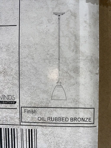 Trade Winds 1-Light Pendant in Oil Rubbed Bronze - Picture 1 of 2