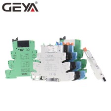 GEYA Slim Relay Module for PLC 12V 24V ACDC mini Relay module 6.2mm thickness