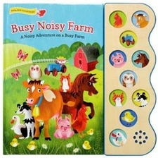 Busy Noisy Farm: Interactive Children's Sound Book (10 Button Sound) - VERY GOOD