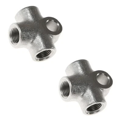 2x Quickbrake Bremse Bremsleitung Bremsverteiler T Stück für VW Bus T2 T3 M10x1 - Bild 1 von 2