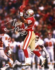 Jerry Rice San Francisco 49ers "The Catch" Autographed Signed Reprint 8x10