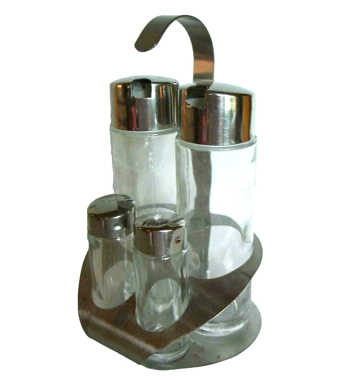 STOHA DESIGN Menagerie Salz- Pfefferstreuer Essig & Öl EDELSTAHL H 20 cm