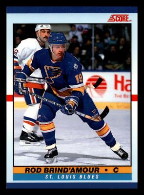1990-91 Score Young Superstars Rod Brind'Amour #31 St. Louis Blues Mint