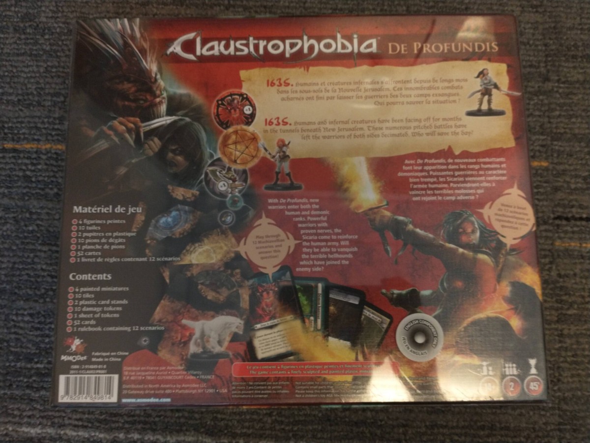Claustrophobia: De Profundis Expansion Board Game - Unopened | eBay