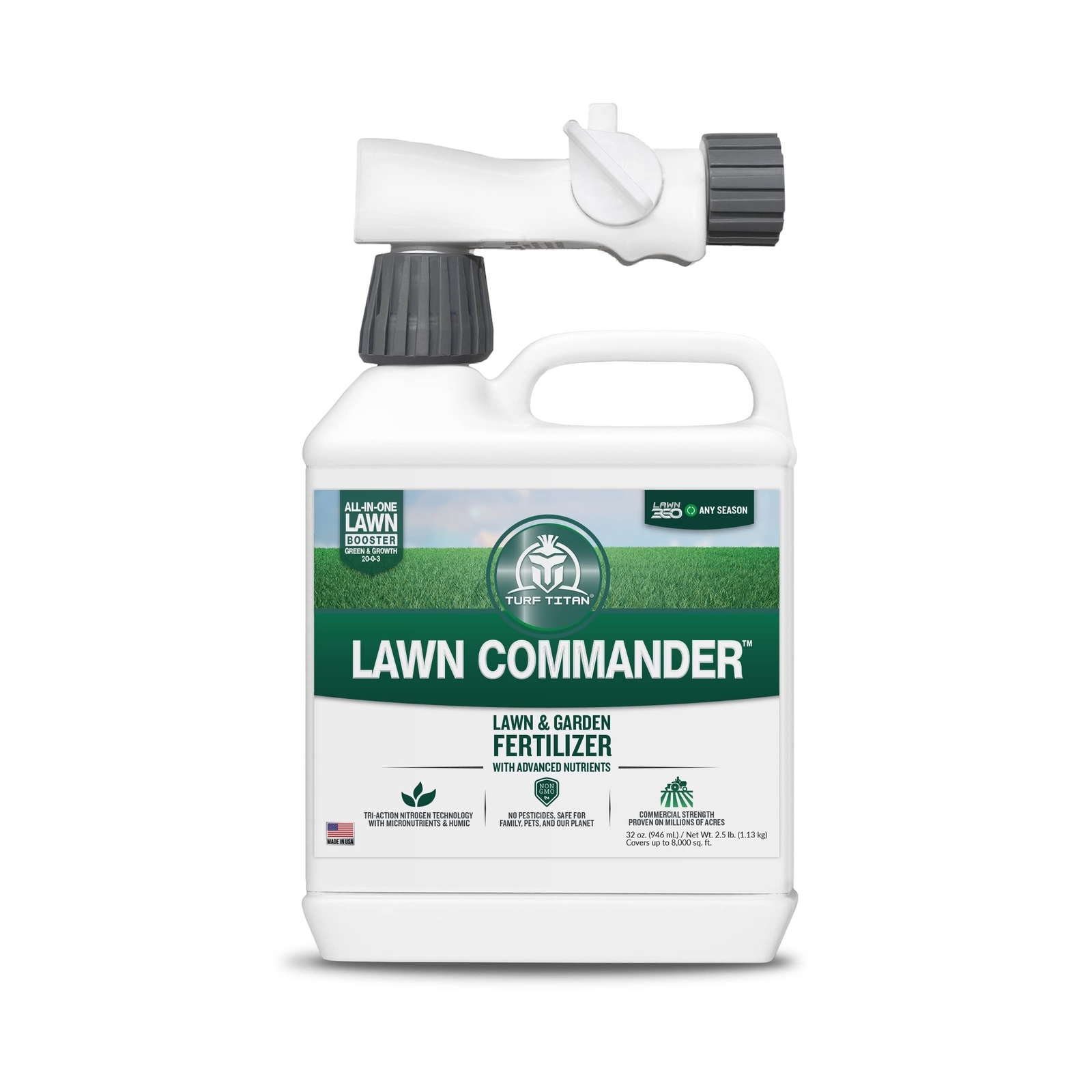 Turf Titan Lawn Commander Liquid Lawn Fertilizer Concentrate Feed and Gre... eBay