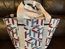 Ladies Tommy Hilfiger City Tote Canvas Corporate Monogram tote bag - BNWT