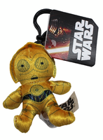 Bag Clip Star Wars C-3PO AnhäNger PlüSch1500162 Disney Ca. 10 Cm Neu