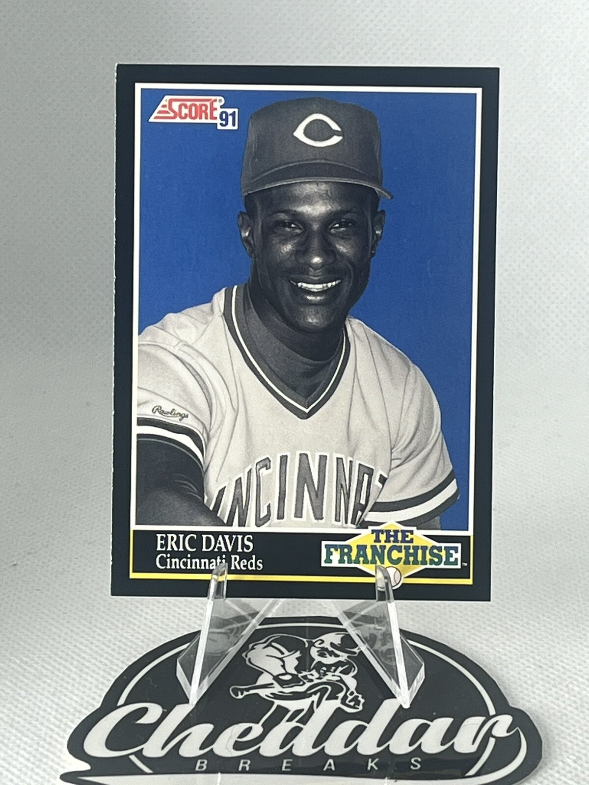 1991 SCORE #863 ERIC DAVIS  CINCINNATI REDS