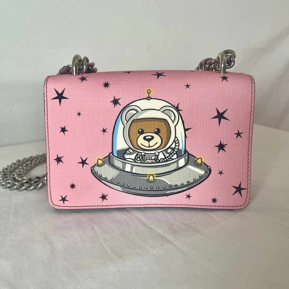 Cartera Moschino Space Bear de eslabones Foto 2 de 4