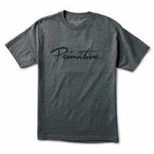 Image of Primitive Apparel Nuevo Script T-Shirt Grey