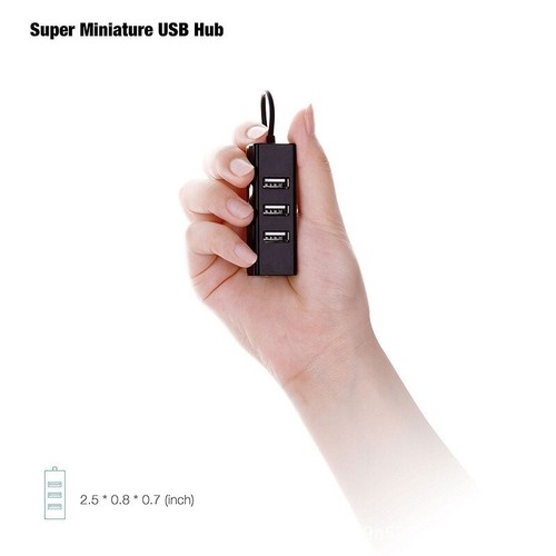 4 Port Mini USB 2.0 HUB Multi Splitter Expansion For Desktop PC Laptop Adapter - Picture 8 of 8