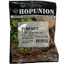 Simcoe Hop Pellets 1 Oz. By Hop Union Craft Home Brewing Factory Sealed for IPA