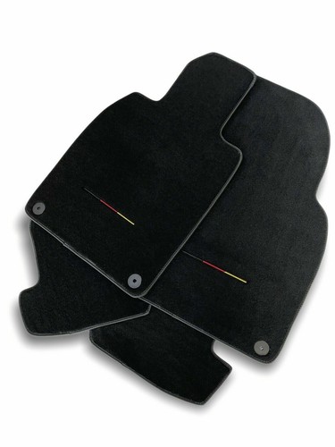 Fußmatten Für Porsche 911 992 2018-2021 DE Schwarz Teppiche Set Mit AutoWin - Bild 6 von 11