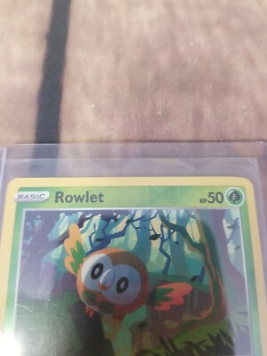basic rowlet pokemon card value Rowlet Basic HP50 Grass Holo #6/72 Pokemon 2021 Card