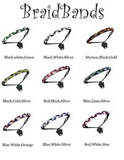 Braided adjustable stretchy Headbands