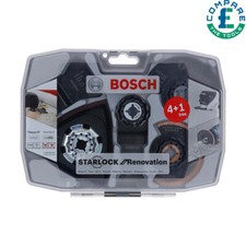 Image of Bosch 2608664624 8 Pieces Starlock Renovation Multi Tool Blade Set
