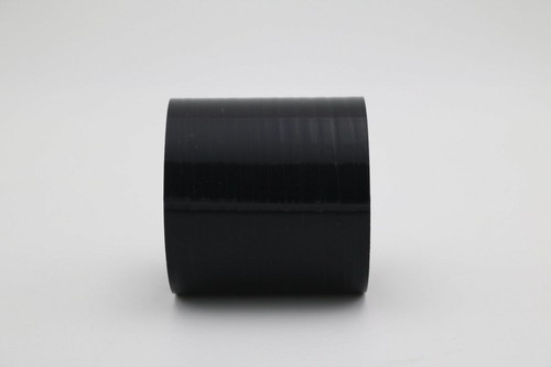 Black 3” ID Straight Silicone Coupler Hose – Turbo Intercooler Pipe, 3-Ply 4.5mm Thick