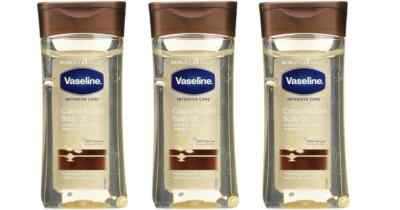 3 x Vaseline Intensivpflege Kakao Radiant Body Gel Öl 200ml KOSTENLOSER VERSAND UK