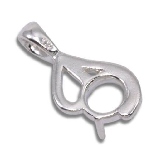 Round Solitaire Pre-Notched Wire Basket Pendant Setting