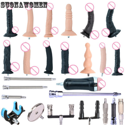 Sex Machine Attachment Suction Cup Extension Bar Spring Connector Sex Machine