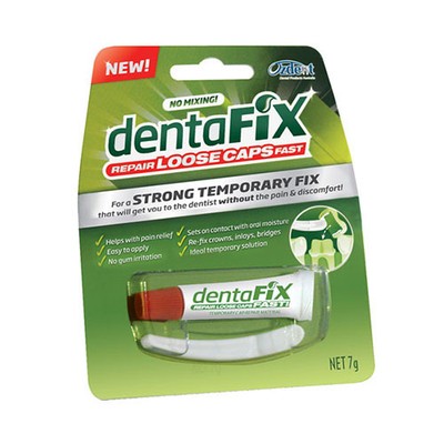 Dentafix Temporary Cap Crown Repair 7g Tube Fast Dental Cement | eBay