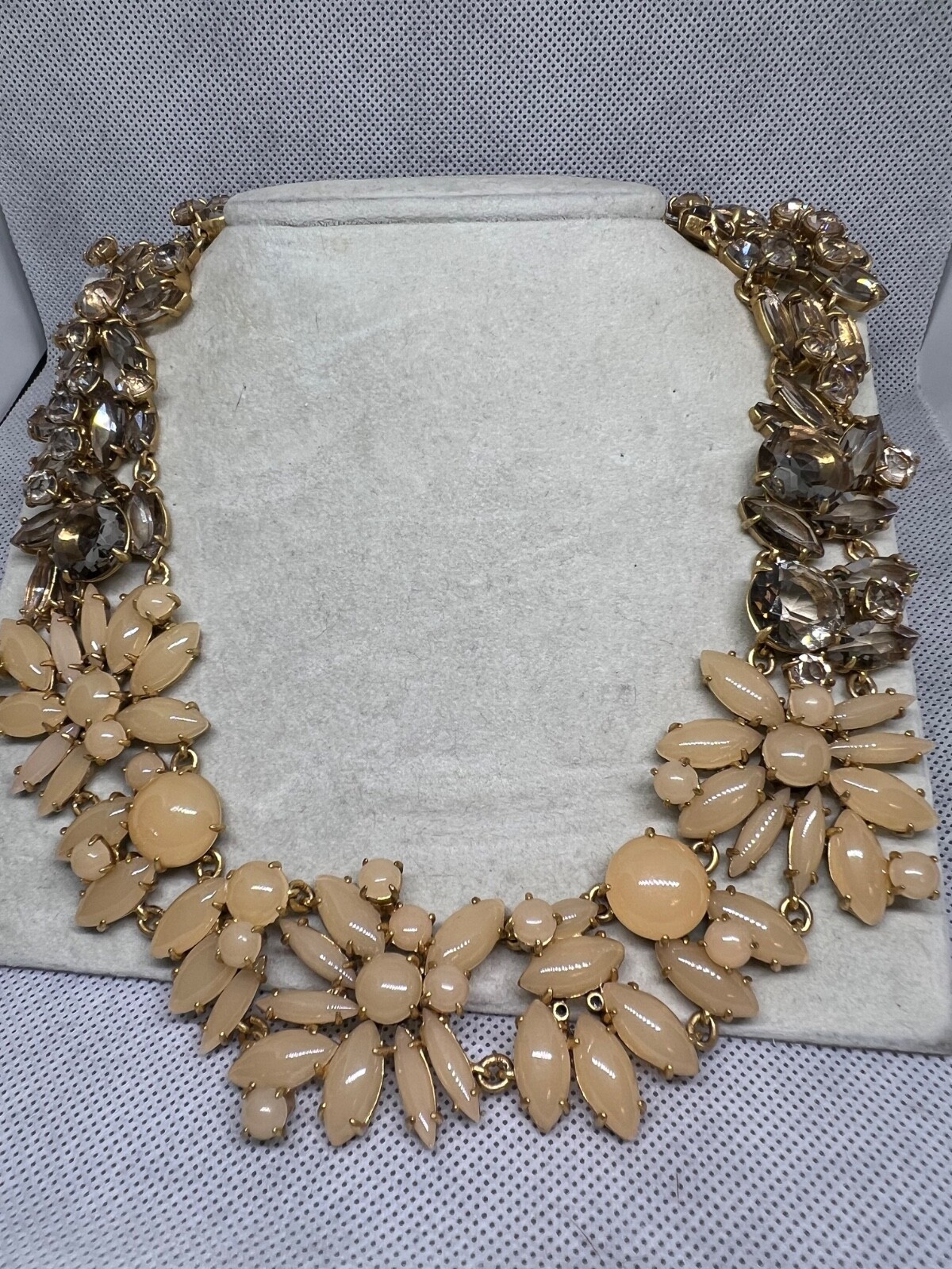 J.CREW AMAZING WILD STATEMENT NECKLACE SIGNED FLO… - image 1