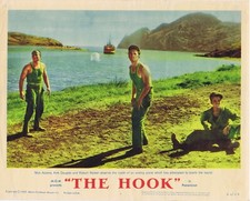 THE HOOK Original US Lobby Card 3 Kirk Douglas Robert Walker Nick Adams 1963