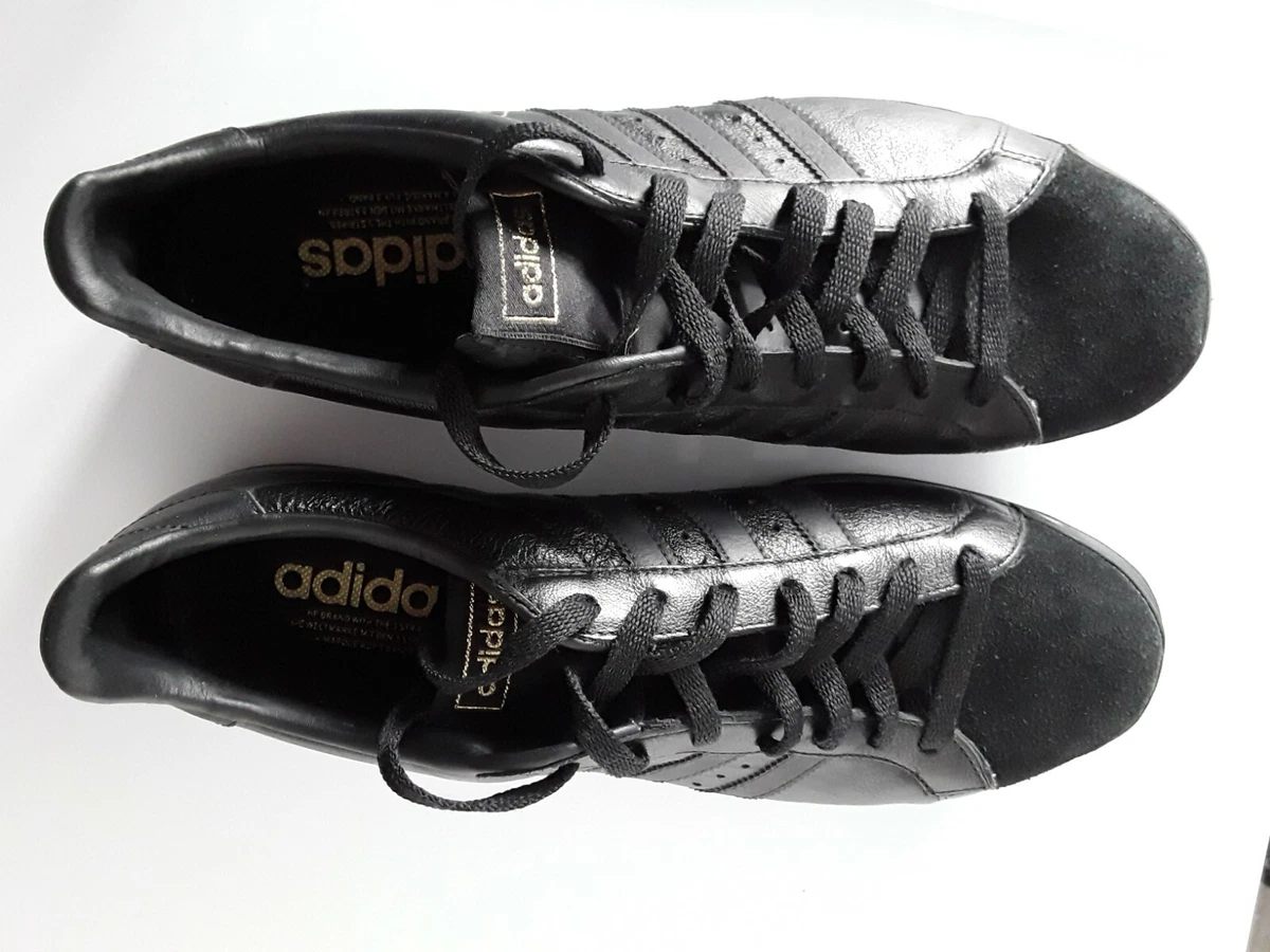 Adidas superstar ii black clearance white leather mens trainers
