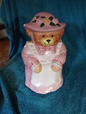Grandma Bear Cookie Jar Used No Cracks Good Condition