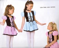 Dance Costume Lyrical Dress Ballet Pageant purple sisters