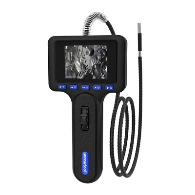 MRCARTOOL Endoscope Borescope Camera Industrial Inspection Camera HD 210°Two Way IP67 32GB