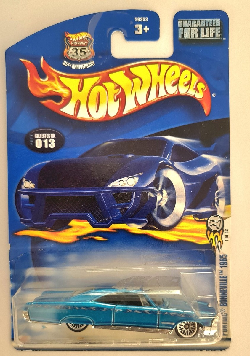 ホットウィール　マテル　1996Xmas　など HOT WHEELS PONTIAC BONNEVILLE 1965 COLLECTOR NO. 013- 35th