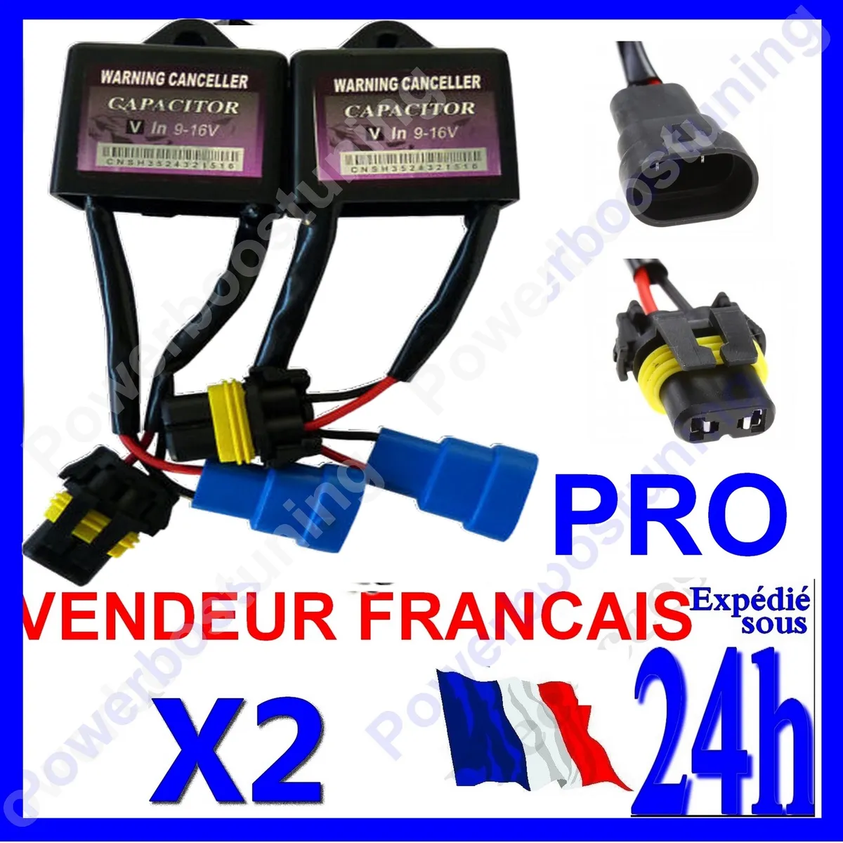 Résistance anti erreur ODB H8 H9 H11 50W - France-Xenon