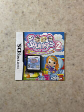 Squinkies 2: Adventure Mall Surprize (Nintendo DS, 2011) Cartridge and Manual