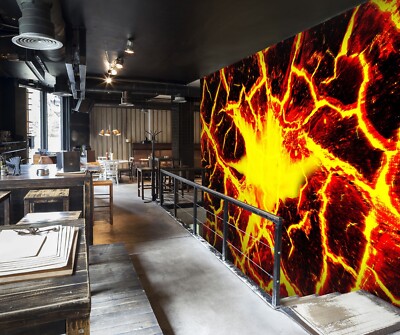 3D Volcanic E2639 Wallpaper Mural Paper Wall Print Indoor Murals CA Honey