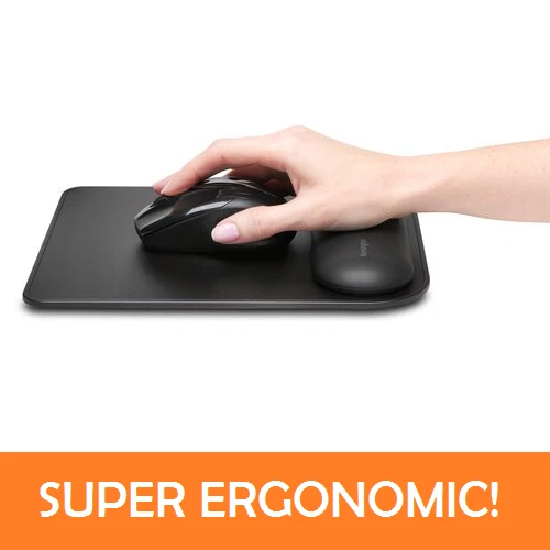NUEVO EN CAJA Alfombrilla de ratón Kensington Ergosoft Computadora PC Laptop Alfombrilla de ratón Reposamuñecas Foto 3 de 4