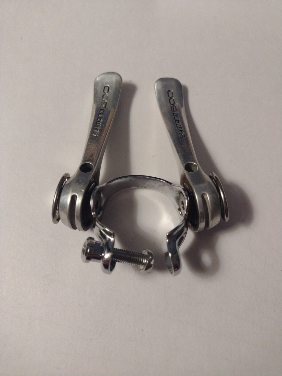 パーツ SHIMANO 600 Shimano 600 Clamp On Friction Shifters Silver | eBay