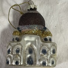 Russia Christmas Around the World Glass Ornament 3"