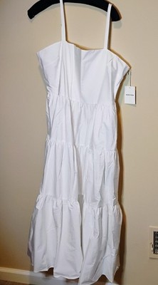 nordstrom white maxi dress Maxi Dress Nordstrom White Dress Long FARM Rio Flower Bodice Tiered Linen Blend Maxi Dress In Off